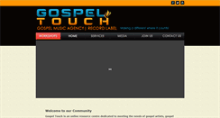 Desktop Screenshot of gospeltouch.net