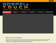 Tablet Screenshot of gospeltouch.net